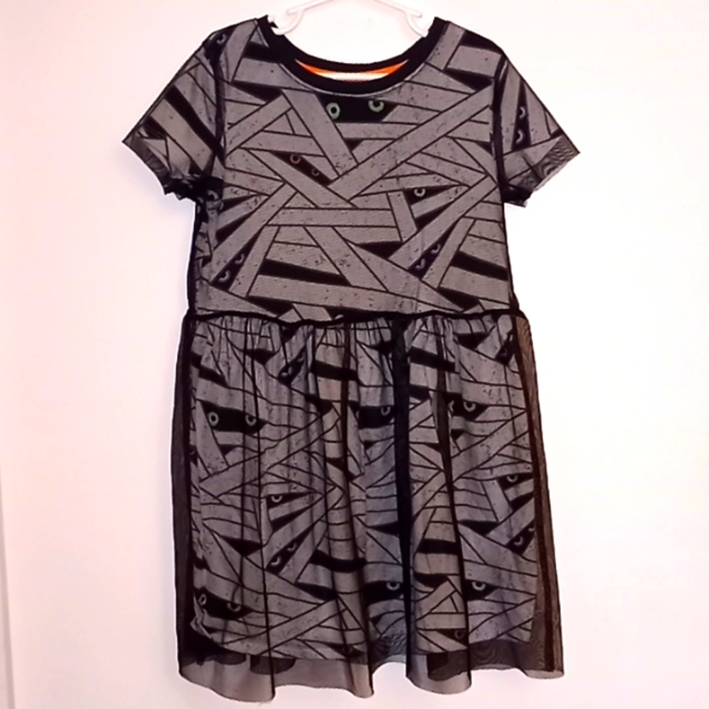 Cat & Jack Mummy Halloween Dress Size M 7/8